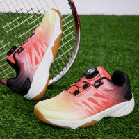 Zapatos de bádminton profesionales ligeros, transpirables, antideslizantes, amortiguadores, rojos, profesionales, zapatos de tenis. - details 9
