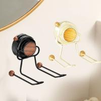 Soporte para secador de pelo con ventosa de hierro, estante de almacenamiento para secador de pelo reutilizable montado en la pared, colgador para secador de pelo sin perforaciones, ahorro de espacio - details 6