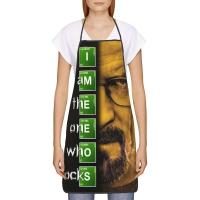 Babero personalizado Breaking Bad Time delantales hombres mujeres Unisex adulto Chef cocina Walter White Tablier cocina jardinería - details 172