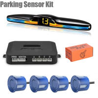 Sistema de Sensor de estacionamiento LED, Kit de pantalla de Monitor Parktronic, retroiluminación, asistente de Detector de respaldo, 4 sondas, nuevo - details 3