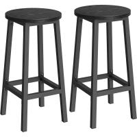 Juego de 2, Sillas de Bar, Sillas de Cocina con Estructura de Metal, Fácil Montaje, para Cocina, - details 4