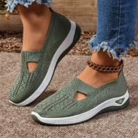 Zapatos para caminar de malla ventilada para mujer, suela cómoda y moderna, superficie suave, ligeros y cómodos, para personas mayores, nuevos - details 16