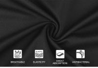 Camiseta de verano para hombre, camisa comprimida de manga corta, negra, deportiva, de secado rápido, para gimnasio y Fitness - details 0