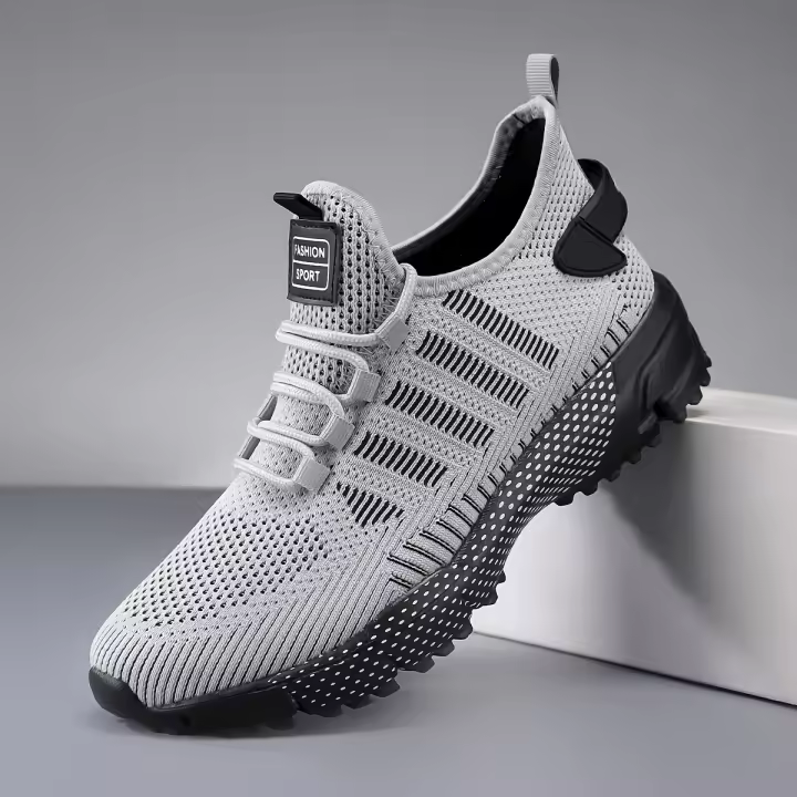 Zapatillas de deporte antideslizantes y transpirables para hombre: zapatillas informales y elegantes para actividades al aire libre de primavera/verano, jogging y entrenamiento en el parque - 1