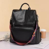 Mochila de cuero de alta calidad para mujer, bolso de hombro femenino Vintage, bolso de viaje antirrobo, Mochilas escolares para niñas - details 26