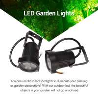 Luces de Jardín LED de 3W Punto de Luz Exterior Impermeable IP65 Decoración de Paisaje Verde - details 2