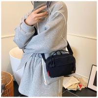 Bolso cruzado de nailon de estilo coreano Simple, riñonera ligera, riñonera de gran capacidad, bolso de hombro deportivo de viaje - details 10
