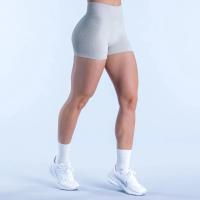Pantalones cortos de Yoga para mujer, mallas deportivas de entrenamiento para gimnasio y levantamiento de glúteos sin costuras de cintura media, pantalones cortos de Fitness de impacto - details 27