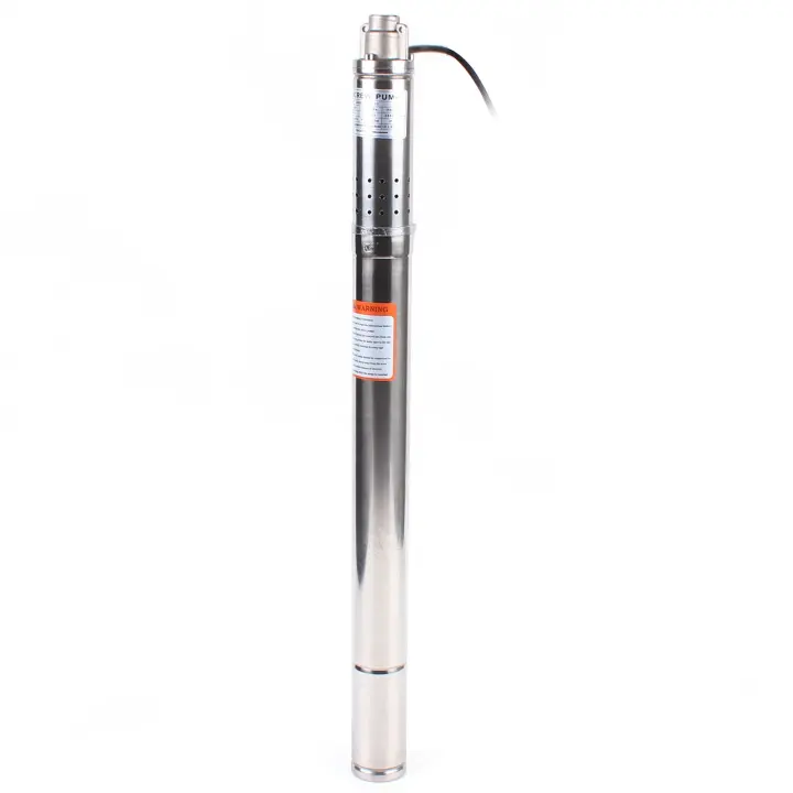Bomba sumergible de acero inoxidable para pozo profundo, bomba de agua de jardín, 370W, 2 pulgadas - 1