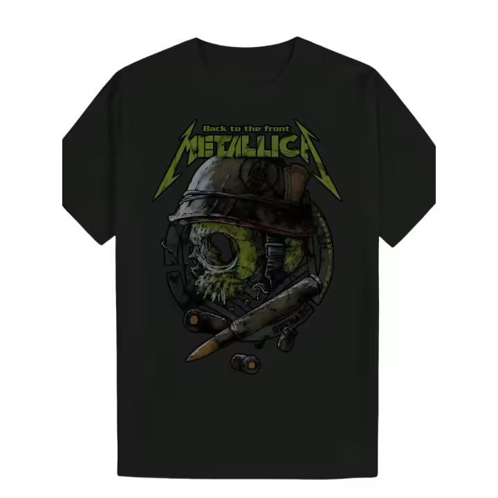 Camiseta Hombre 100% Algodón 210g |   Diseño Rock Vintage |   Transpirable y cómoda |   Lavable a máquina - 1