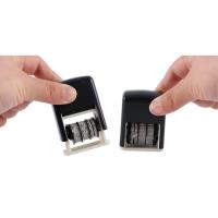 Dater-sello de palabras autoentintado, suministros de Metal para álbum de recortes, estampado de rodillos, suministros de oficina DIY, juego de barro, sellos de fecha, sello de fecha - details 4
