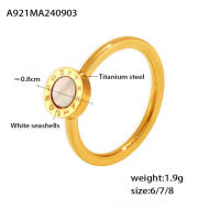 Las Mujeres de Cristal circonio anillo de Maple inoxidable de moda personalizado Nombre Fecha de Oro Joyería de Boda Parejas - details 8