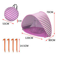 Tienda de juegos acuáticos para bebés, sombrilla, protección UV, piscina solar para niños - details 2