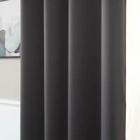 MILVIDAS Full Shading Curtain Super Soundproof Heat Insulation 100% Blackout Curtain Thickened Uv Protection With 8 Rings For Li - details 1