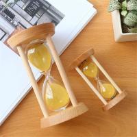 Reloj de arena de madera sin deformación para niños, cronómetro redondo de 1/3/5 minutos, duradero, 5 colores, conexión estable, juguete - details 5