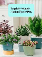 ETA de plástico grande de resina cerámica de imitación simple nórdica, ETA de plantación y horticultura - details 0