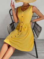 Vestido de mujer informal suelto de moda nuevo temperamento - details 1