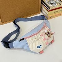 Bolso cruzado portátil para chica, bolso de pecho de estilo japonés, impermeable, para correr, riñonera, bolsa de nailon con contraste de Color para teléfono, para chicas adolescentes - details 6