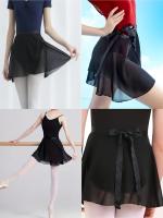 Falda corta de ballet de color sólido, falda de entrenamiento de gimnasia para práctica, falda de playa con envoltura de cadera, ropa de mujer. - details 2