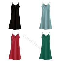 Bata de satén para mujer, lencería íntima, ropa de dormir sedosa, regalo de boda nupcial, bata de baño tipo kimono informal, camisón Sexy - details 17
