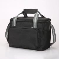 Bolsa de almuerzo con aislamiento grande portátil de 15L, color negro, impermeable, a prueba de fugas, gruesa, de mano, para llevar al hombro, pícnic al aire libre - details 11