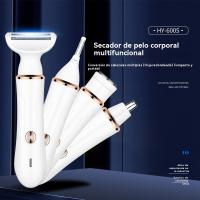 Afeitadora íntima femenina multifunción cuatro en uno depiladora uso doméstico cuerpo entero USB depiladora eléctrica instrumento - details 1