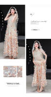 Vestido exquisito y etéreo para mujer, novedad de 2025, vestido de compromiso para sesión de fotos de la mañana nupcial con flores dulces francesas de alta gama - details 6