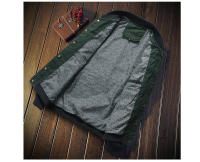 Chaqueta Bomber ligera para hombre, uniforme de béisbol a la moda para primavera y otoño, con Material de poliéster para el cuidado - details 5