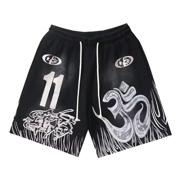 Pantalones Cortos de Baloncesto de Secado Rápido para Hombres Estilo Playero de Cinco Bolsillos - 1