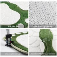 Alfombras de baño súper absorbentes antideslizantes, alfombras de baño de adoquines lavables, lindas alfombras de área de espuma viscoelástica en forma de pie - details 14
