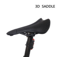 Sillín de Bicicleta de Montaña Impreso en 3D Asiento Suave para Bicicleta de Carretera MTB Ultra Ligero y Transpirable Cojín de 140mm - details 1