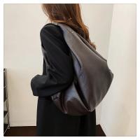 Bolsos de hombro grandes negros para mujer, bolso de compras grande, bolso cruzado de cuero suave de calidad de Color sólido, bolso de mano de viaje para mujer - details 20