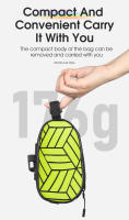 WEST BIKING-bolsa reflectante para SILLÍN de ciclismo, bolsa de malla interior con bolsillo para marco, soporte de liberación rápida para bicicleta de montaña y carretera - details 6