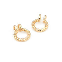 20 piezas de alambre trenzado de latón de Color dorado de 18K, 6MM, 8MM, anillos de salto, anillos divididos, suministros para fabricación de joyas, accesorios Diy - details 6