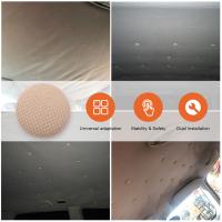 30 Uds. Tornillo de fijación de tela para techo de coche, hebilla fija para techo de coche, remaches a presión, retenedor, botón de reparación de revestimiento automotriz, color Beige - details 7