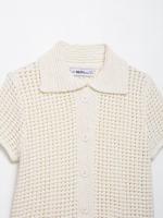 Estilo nueva chaqueta de ropa de mujer falda de punto a cuadros decorada con borlas - details 19