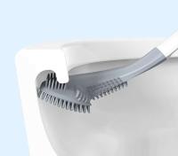 Cepillo de baño de silicona de limpieza profunda con cerdas flexibles de mango largo de plástico antideslizante, adecuado para manos y bebés - details 5