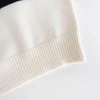 2025 nuevo estilo coreano primavera otoño suéter para niños niñas dos piezas botón rayas solapa Top de punto Casual ajuste elegante - details 19