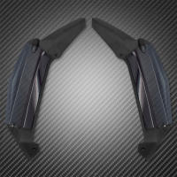2xMotorcycle ABS Adjustable Windshield Side Wing Windshield Air Deflector Plastic For Honda Gold Wing GL1800D Tour 2018-2021 - details 11