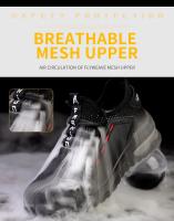 Zapatos de Seguridad Ligeros para Hombres Punta de Acero Resistentes a Resbalones - details 5