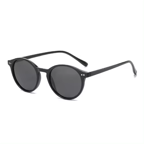 Nuevas gafas de sol polarizadas con montura redonda, gafas de sol de montura completas a la moda para hombres y mujeres, gafas de moda modernas. - 1