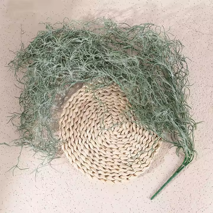 Hierba de aire Artificial de 91cm, plantas verdes, plantas falsas de plástico elegantes, tacto Real, suculentas de hierba de vid Artificial hechas a mano - 1