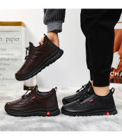 Zapatos de algodón para Hombre nuevo invierno con forro polar y espesor botas de algodón imitación térmica botas de nieve para el frío - details 13