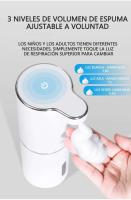 Dispensador automático de jabón para baño, desinfectante de manos inteligente con carga USB, material ABS blanco de alta calidad - details 2