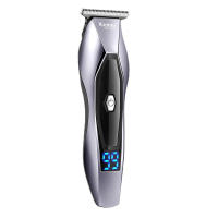 Kemei-cortadora de pelo eléctrica para hombre, máquina de corte de pelo de barbero con pantalla LCD, USB, 1200mAh, ajuste de 2 velocidades, 5w - details 0