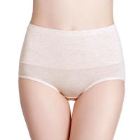 Bragas de cintura alta para mujer, ropa interior de algodón de talla grande, sólida, Sexy, sin costuras, íntima, 3 piezas por lote - details 10