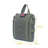 Bolsa Médica Molle para Exteriores Bolsa Táctica de Primeros Ayudos, Kits de Emergencia para Coche al Aire Libre, Camping, Senderismo, Supervivencia Paquete de Utilidad EMT, Caza - details 8
