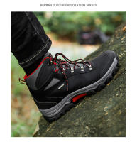 Zapatos de senderismo de cuero de alta calidad para hombre, botas de acampada resistentes al desgaste para exteriores, zapatos de Trekking, zapatillas de caza y escalada - details 27