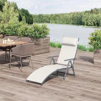 Sillón de Jardín Plegable con Resalto Ajustable 7 Niveles Carga de 165kg - details 1