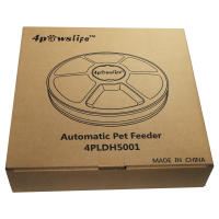 Alimentador de sincronización redondo para mascotas, alimentador automático de 6 comidas, 6 rejillas, dispensador eléctrico de comida seca para gato y perro, 24 horas de alimentación, suministros para mascotas - details 12